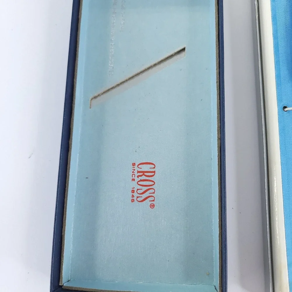 Cross Silver Chrome Ball Point Pen Mechanical Pencil Set 3501 In Original Box